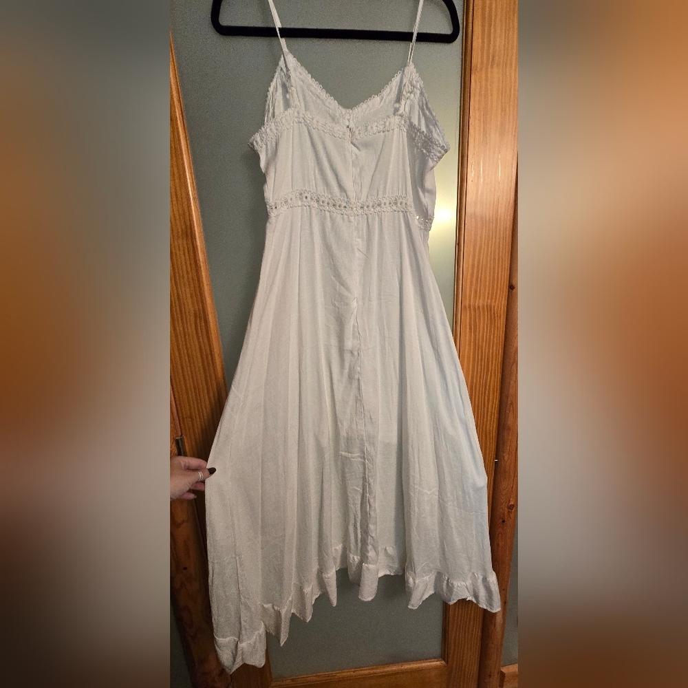 3 For $30 Highlow White Eyelet Dress - Picture 2 of 4